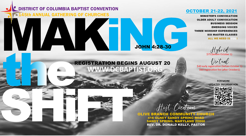 Making the Shift: 145th Annual Gathering of the District of Columbia Baptist Convention